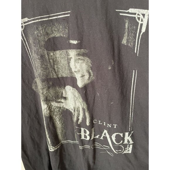 Concert Tee 2023 Clint Black Country Music Band Shirt Size M - Picture 2 of 4